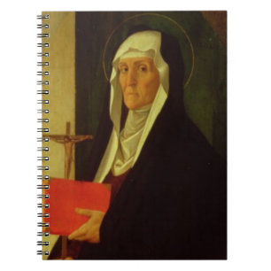St. Clare, c.1485-90 (tempera on panel) Notebook