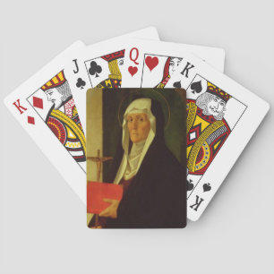St. Clare, c.1485-90 (tempera on panel) Playing Cards