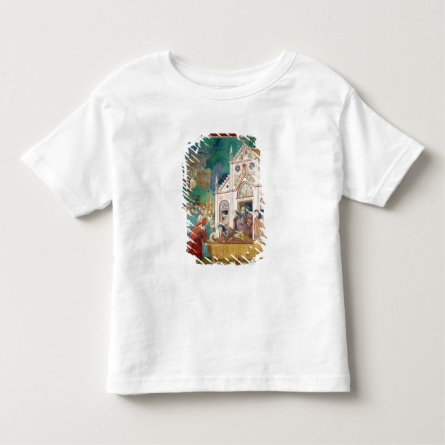 St. Clare Embraces the Body of St. Francis Toddler T-Shirt (Front)
