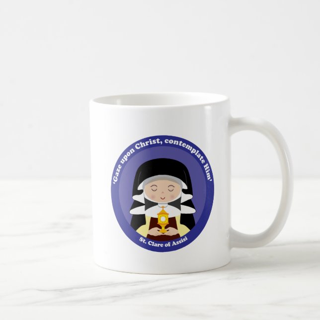 St. Clare of Assisi Coffee Mug (Right)