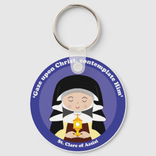 St. Clare of Assisi Key Ring