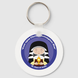 St. Clare of Assisi Key Ring