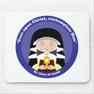 St. Clare of Assisi Mouse Pad