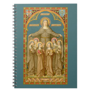 St. Clare of Assisi & Nuns (SAU 027) (Style 2) Notebook