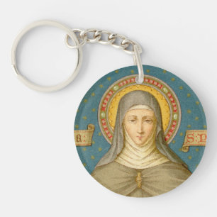 St. Clare of Assisi (SAU 027) (All styles) Key Ring