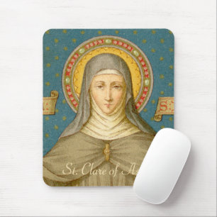 St. Clare of Assisi (SAU 027) Mouse Pad
