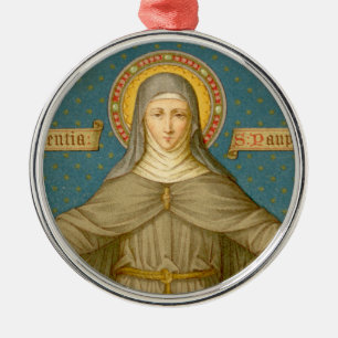 St. Clare of Assisi (SAU 27) Metal Tree Decoration