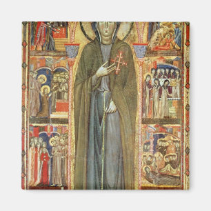 St. Clare with Scenes from her Life Magnet