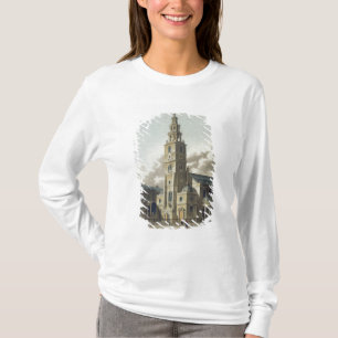 St. Clement Danes Church, pub. by Rudolph Ackerman T-Shirt