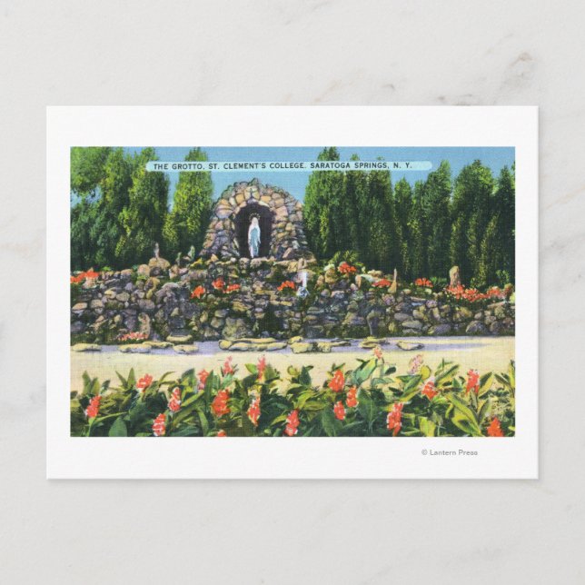 St. Clement's College Grotto Postcard (Front)