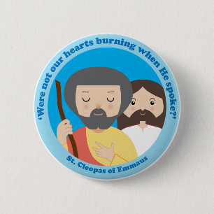 St. Cleopas of Emmaus 6 Cm Round Badge