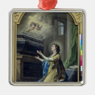 St. Clotilda Metal Ornament