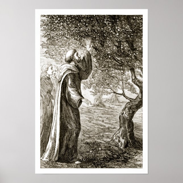 St. Columba changes bitter fruit into sweet, from Poster (Front)