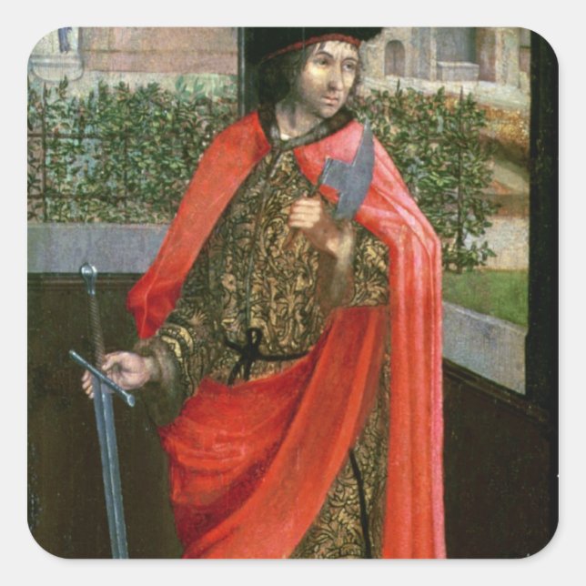 St. Crispin, 16th century Square Sticker (Front)