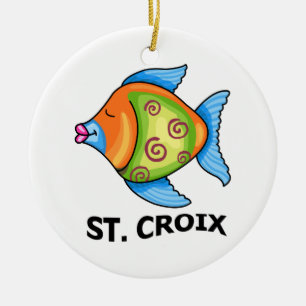 St Croix Ceramic Tree Decoration
