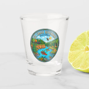 St. Croix National Scenic Riverway Wisconsin Shot Glass