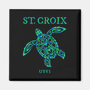 St Croix Sea Turtle Boys Girls Toddler  Magnet