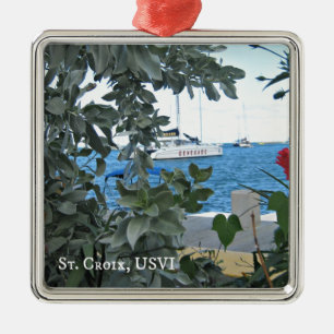 St. Croix USVI Metal Ornament