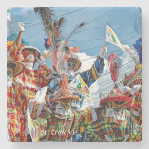St. Croix Virgin Islands Mocko Jumbies Stone Coaster