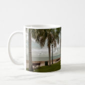 St. Croix Virgin Islands Tropical Palms Beach Coffee Mug (Left)