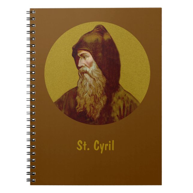 St. Cyril the Monk (M 002) Notebook (Front)