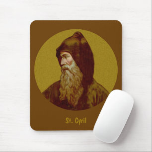 St. Cyril the Monk (M 002) Vertical Mouse Pad