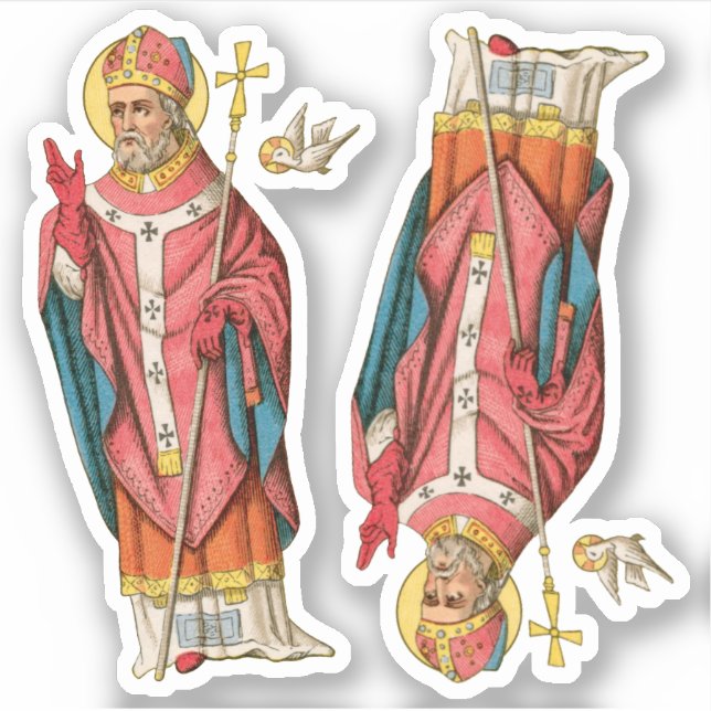 St. David of Wales (P 001) 2-Up - Contour (Front)