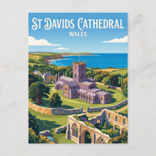 St Davids Cathedral Wales Postcard