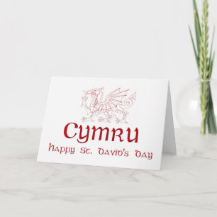 St. David's Day, Saint David, Ddydd Gwyl Dewi Sant Card