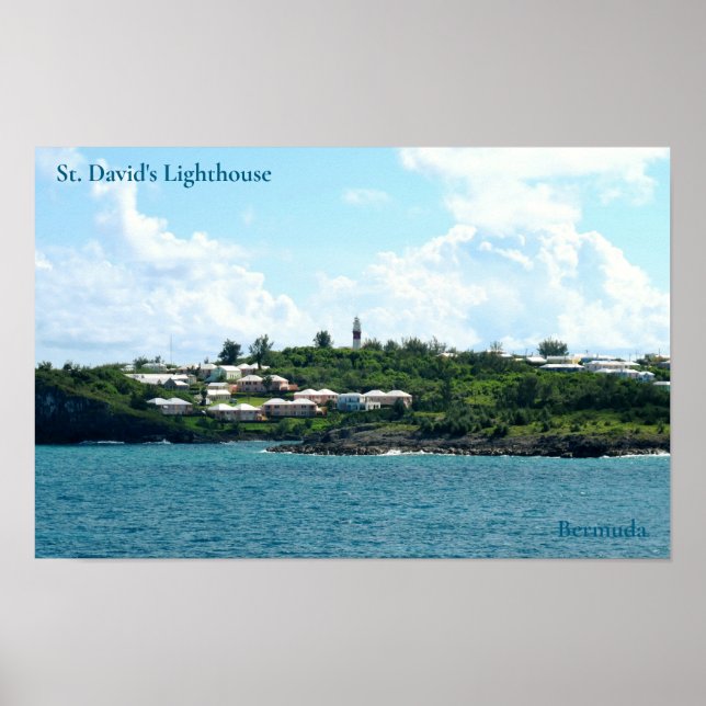 St. David's Lighthouse, Bermuda Poster (Front)