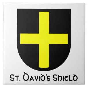 St. David's Shield Ceramic Tile
