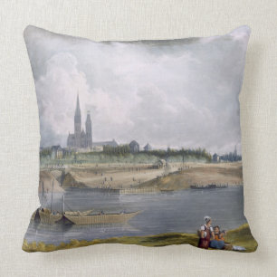 St. Denis, from 'Views on the Seine', engraved by Cushion