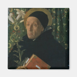 St. Dominic, 1515 (oil on canvas) Magnet