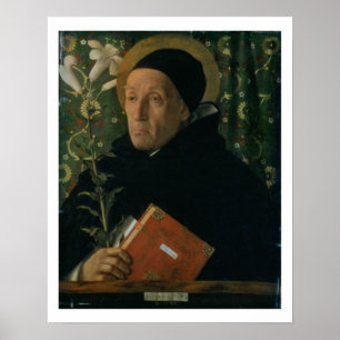 St. Dominic, 1515 (oil on canvas) Poster