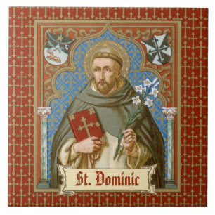 St. Dominic de Guzman (BK 011) Ceramic Tile