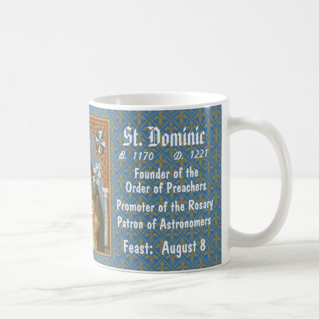 St. Dominic de Guzman (BK 011) Coffee Mug 1a (Right)