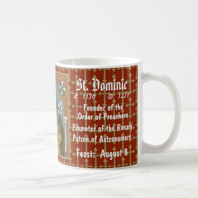 St. Dominic de Guzman (BK 011) Coffee Mug 1b (Right)