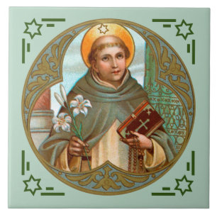 St. Dominic de Guzman (BK 07) Ceramic Tile