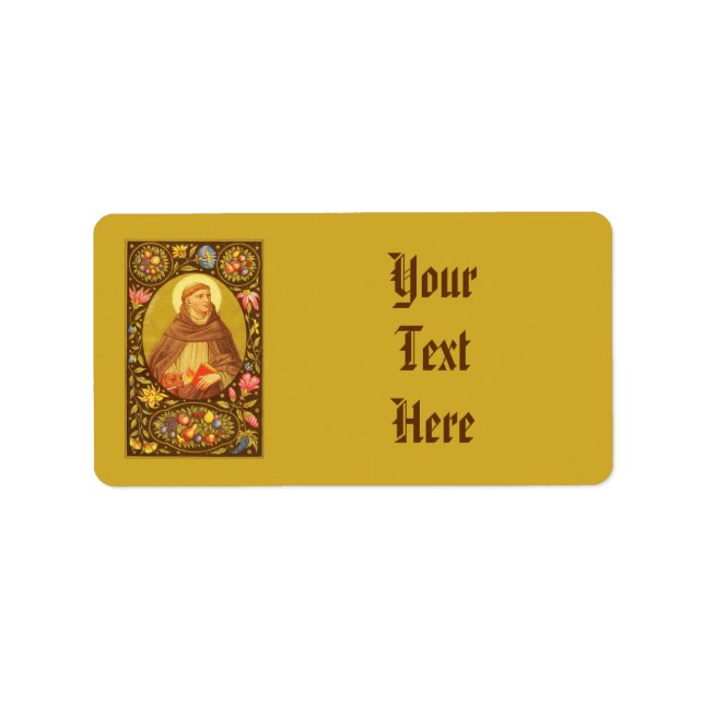 St. Dominic de Guzman (PM 02) Avge NBMP Label 3b (Front)