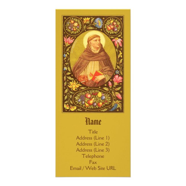 St. Dominic de Guzman (PM 02) Customisable Rack Card (Front)