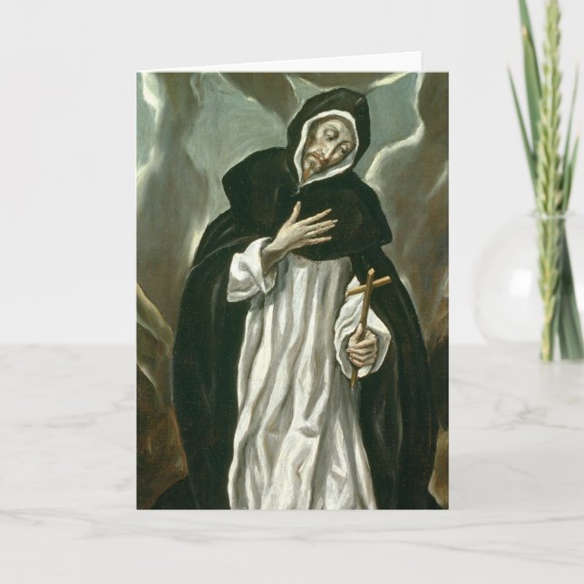 St.Dominic of Guzman Card (Front)