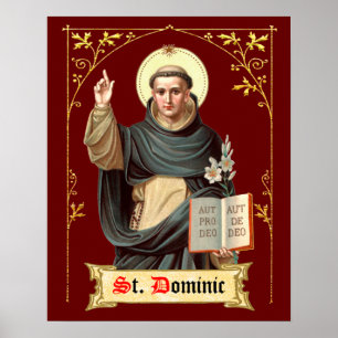 St. Dominic Preaching (BEN 002)  Poster