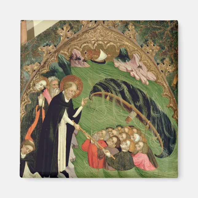 St. Dominic Rescuing Shipwrecked Magnet (Front)
