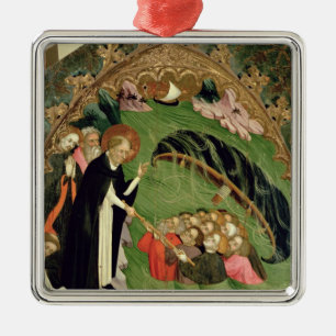 St. Dominic Rescuing Shipwrecked Metal Ornament