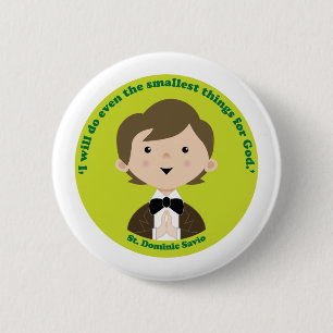St. Dominic Savio 6 Cm Round Badge