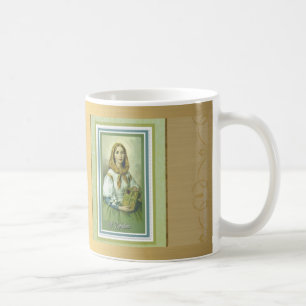 St. Dymphna GOD BLESS YOU with Prayer Coffee Mug