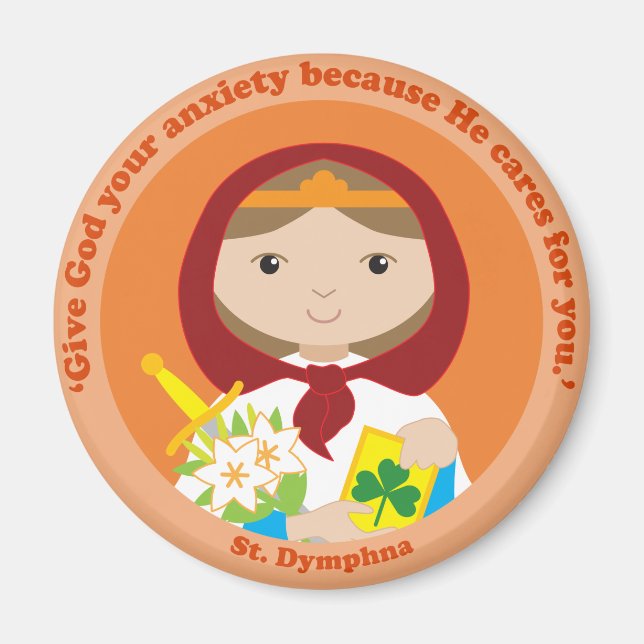 St. Dymphna Magnet (Front)