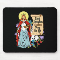 St Dymphna Purity Lily Patron Saint Mental Health