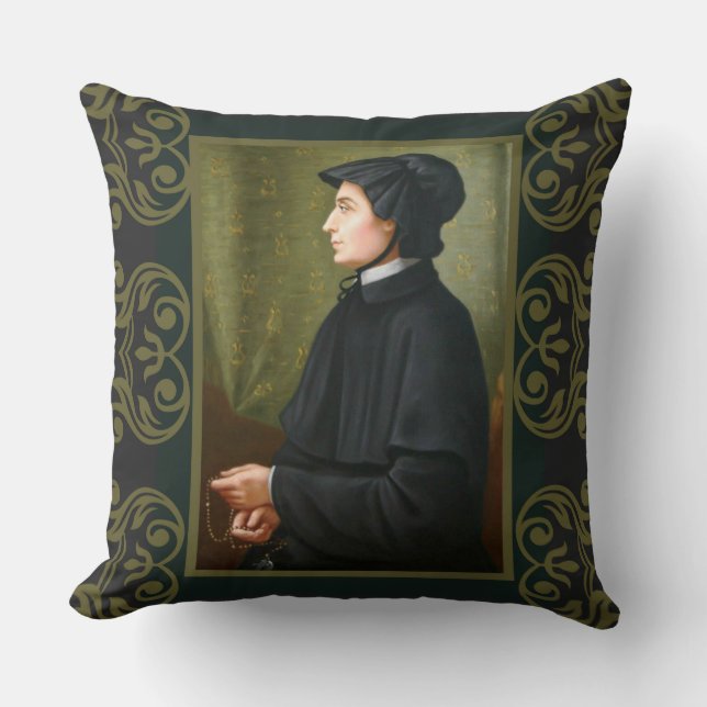St. Elizabeth Ann Seton Sister Rosary Charity Cushion (Front)