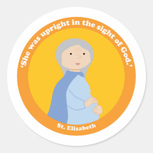 St. Elizabeth Classic Round Sticker